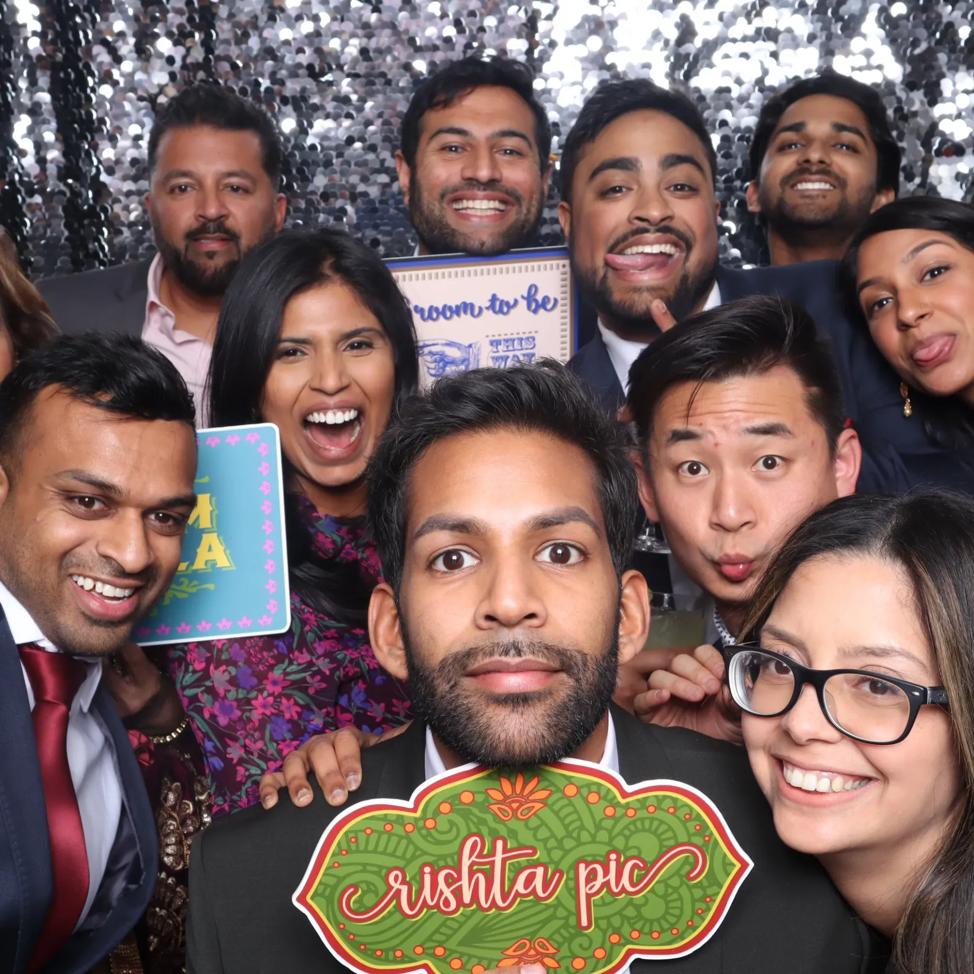Happy guests using the Traditional DSLR Photo Booth at an event - Image 10